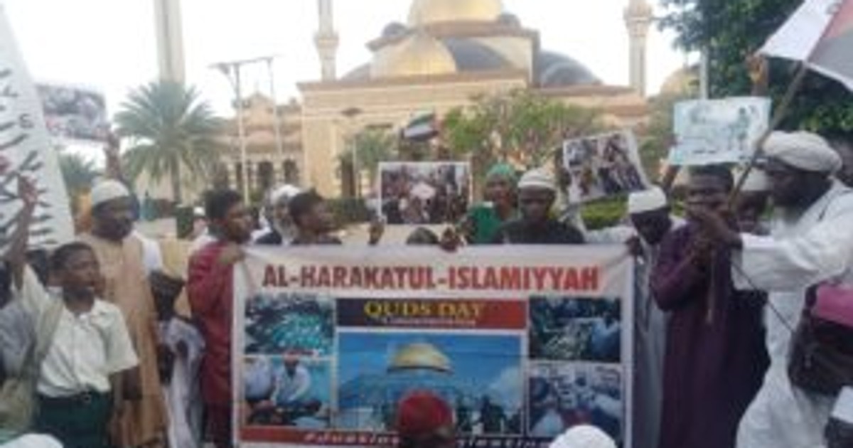 Pro-Palestinian group stages protest march in Ilorin against Israel war - Vimarsana News