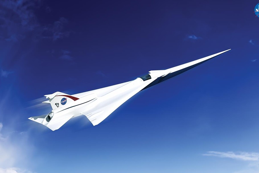 samolot ponaddźwiękowy nasa supersonic lockheed martin