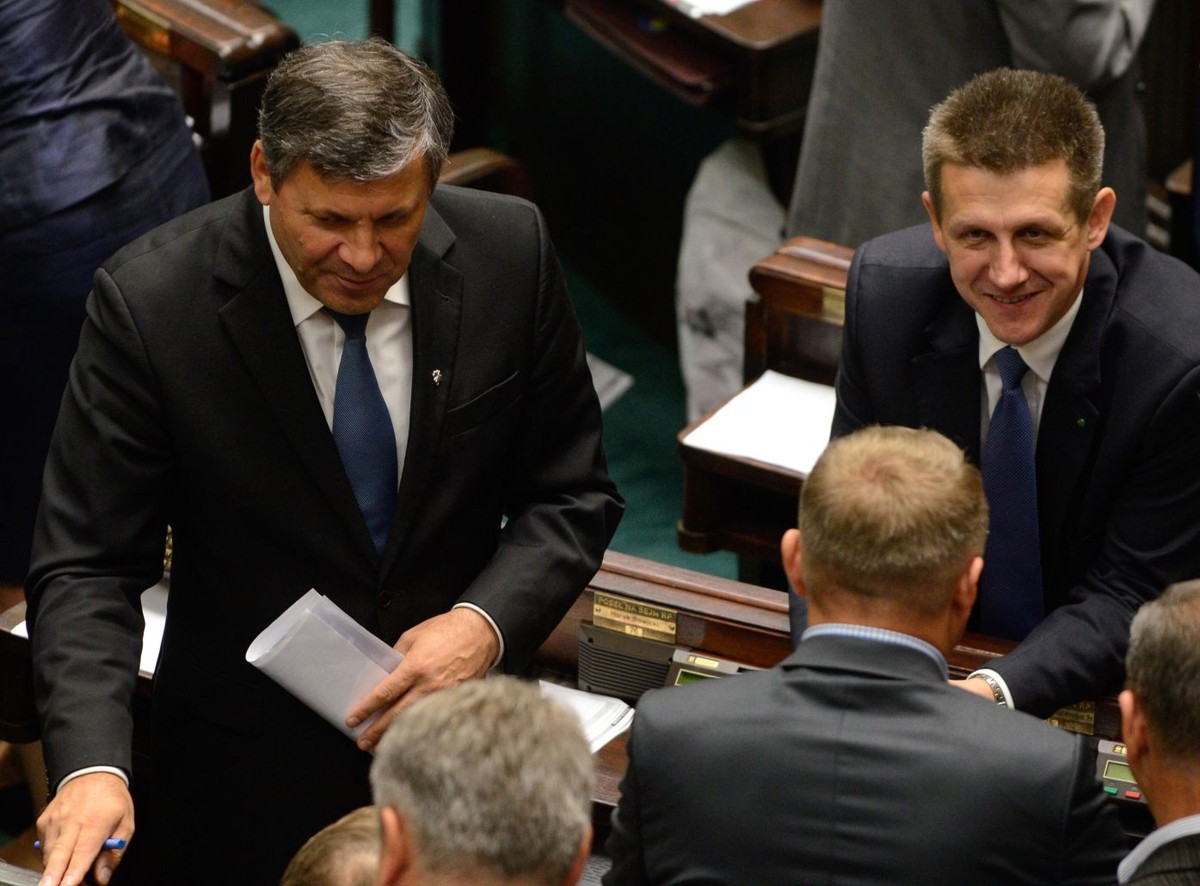 Janusz Piechociński i Jan Bury