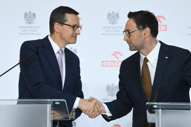 Mateusz Morawiecki i Daniel Obajtek