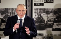 Michaił Chodorkowski z wizytą w Izraelu