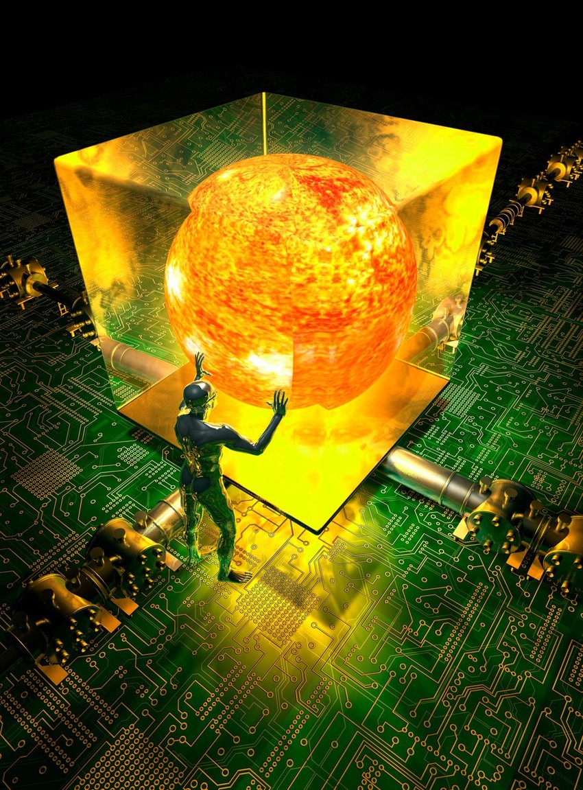 Nuklearna fuzija (ilustracija)