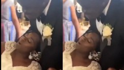 Ghanaian bride ‘faints’ as she sees Joe Mettle performing at her wedding reception (video)