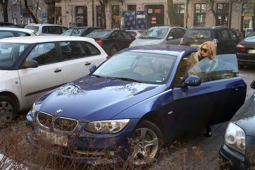 Monika Olejnik jeździ nowym bmw. Foto