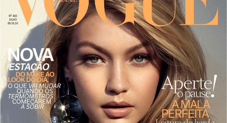 Gigi Hadid covers Vogue Brazil