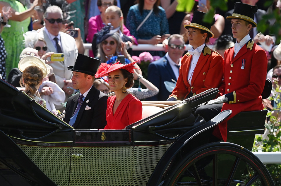 Książę William i księżna Kate na Royal Ascot