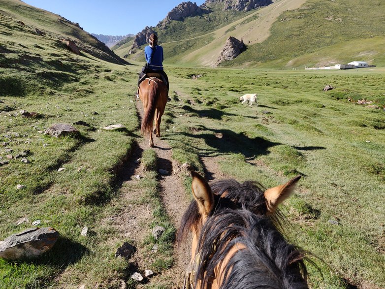 Konny trekking w okolicy Tash Rabat