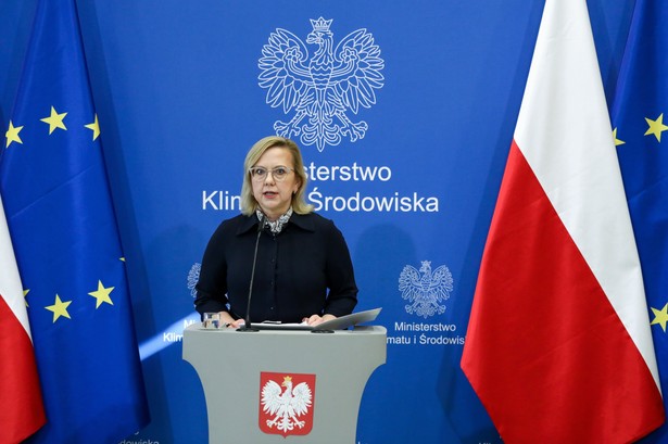 Minister klimatu i środowiska Anna Moskwa