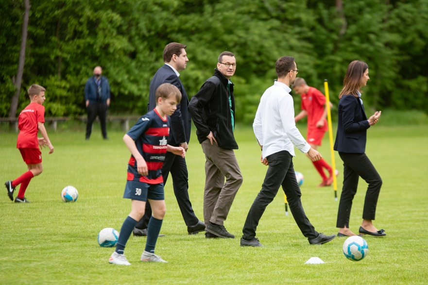 Premier Mateusz Morawiecki w Wiśniowej Górze