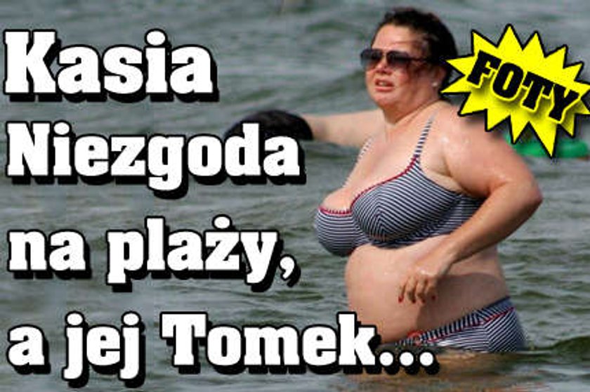 Niezgoda na plaży, a Kammel haruje. FOTY