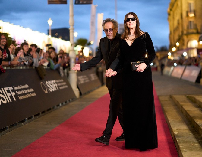 Monika i Tim Barton na festivalu u San Sebastijanu 