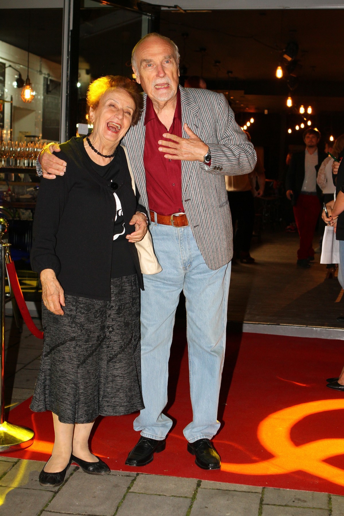 Slovenskí herci Ivan Letko a Eva Rysová. 