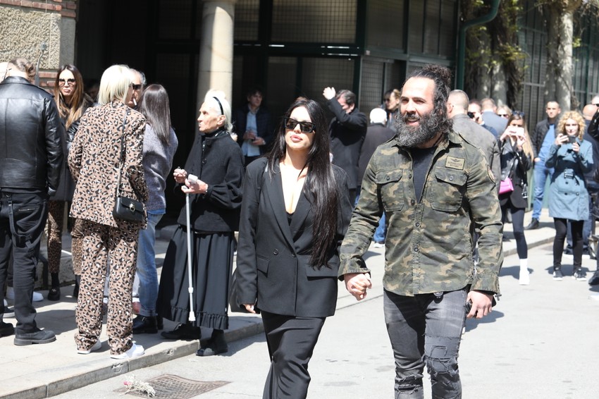 Saša Vidić, kremacija