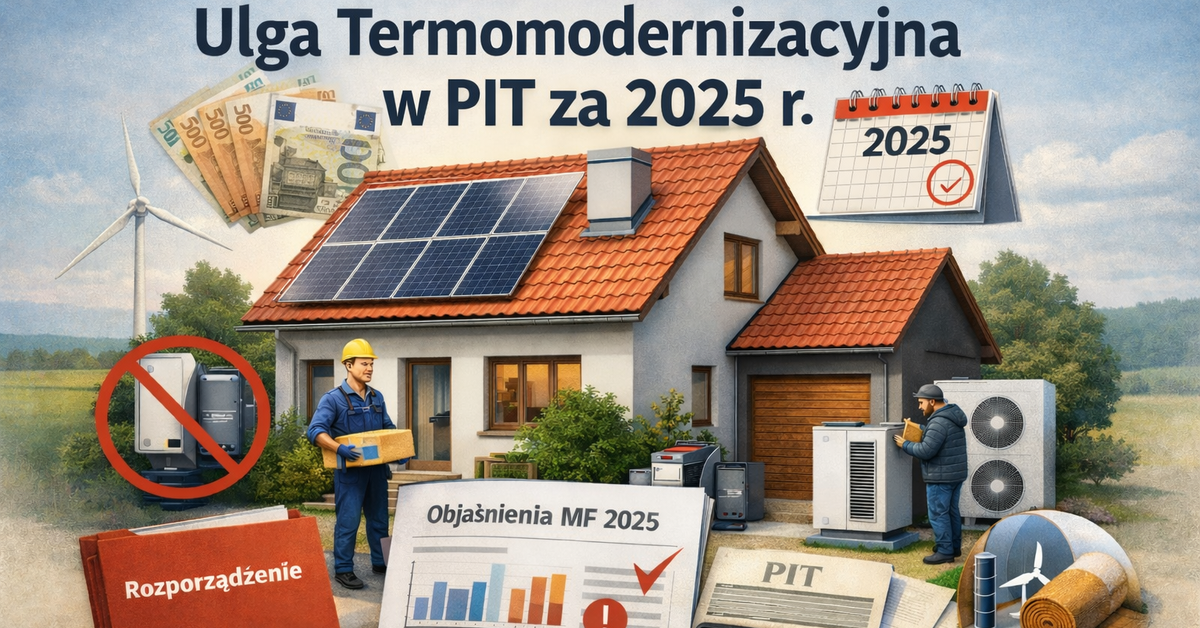 Ulga termomodernizacyjna za 2025 r. Przypominamy zasady i pokazujemy, co się zmieniło