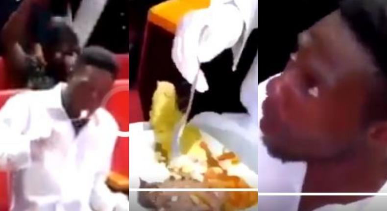 Resurrected man eats food prepared for his own funeral (Video)