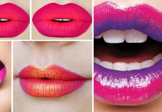 Ombre lips: efekt cieniowania na ustach. Inspiracje + jak to zrobić krok po kroku