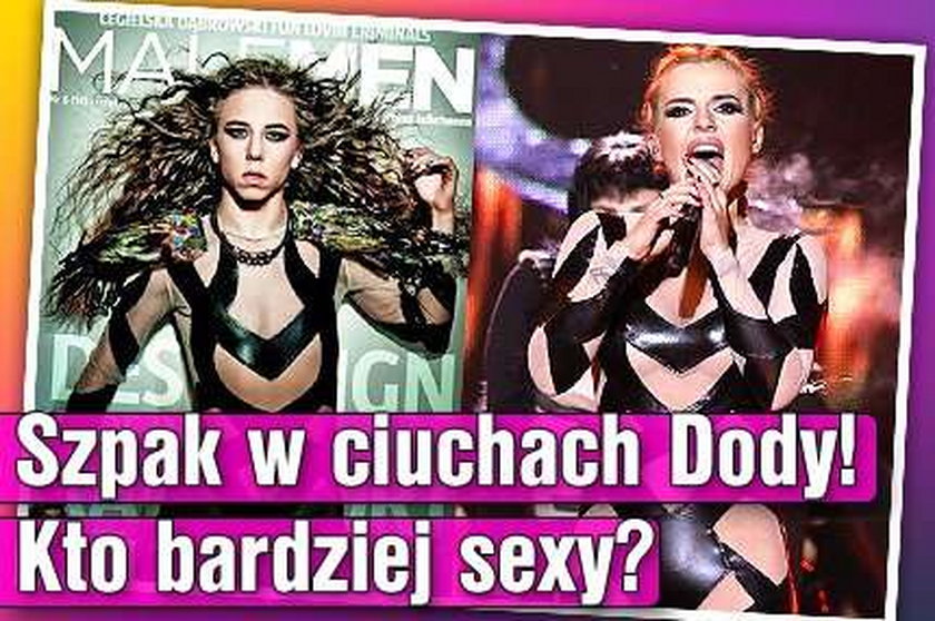 Szpak w ciuchach Dody! Kto bardziej sexy?