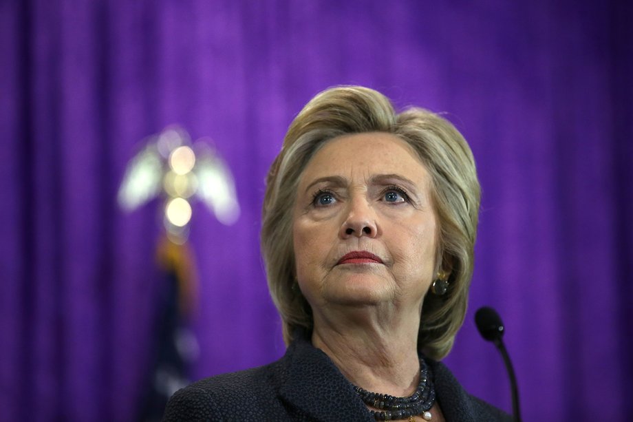 Hillary Clinton at the Black Women's Agenda Annual Symposium in Washington, September 16, 2016.