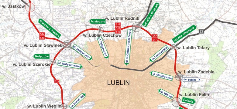 Obwodnica Lublina oddana kierowcom. To likwidacja "wykluczenia komunikacyjnego" Polski wschodniej [MAPA]