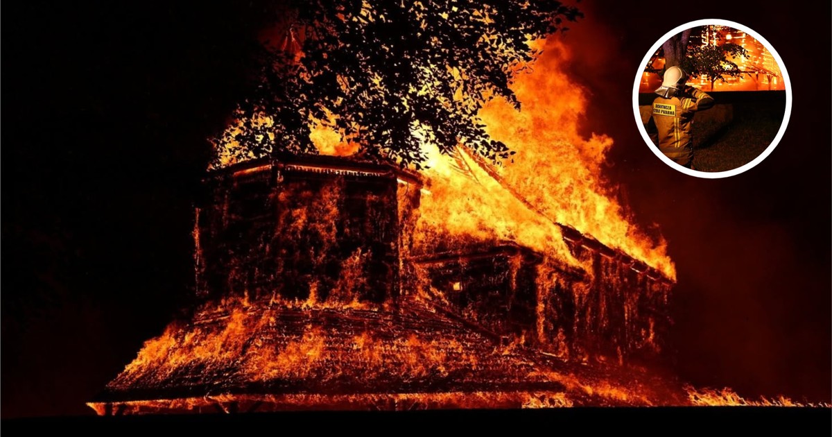 Pożar w Sanoku. Ogień strawił trzy zabytki. Skansen zamknięty do odwołania