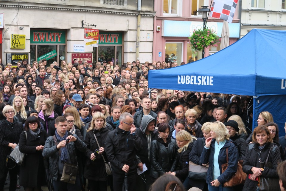 "Czarny poniedziałek" w Lublinie