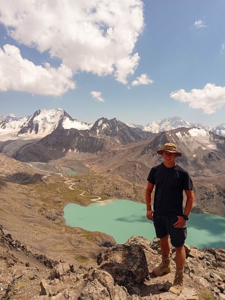 Trekking nad jezioro Ala Kul. Kolekcja własna