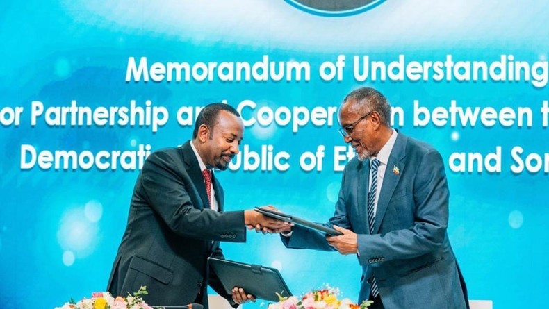 Ethiopia and Somaliland sign a port deal on the 1st of January 2024