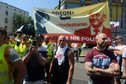 Protest górników przed siedzibą PiS