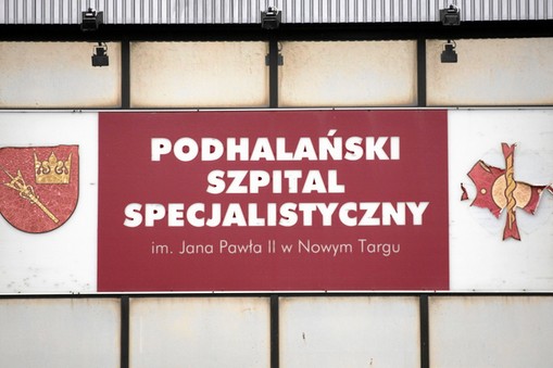 Podhalański Szpital Specjalistyczny w Nowym Targu, do którego trafiła Dorota z Bochni.