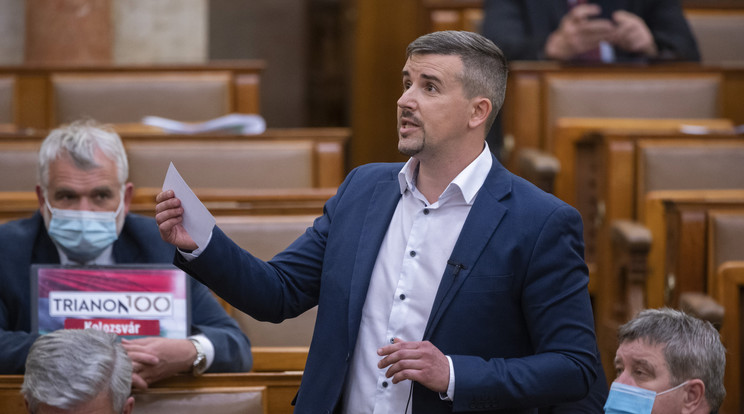 Jakab Péter, a Jobbik elnöke / Fotó: MTI/Szigetváry Zsolt