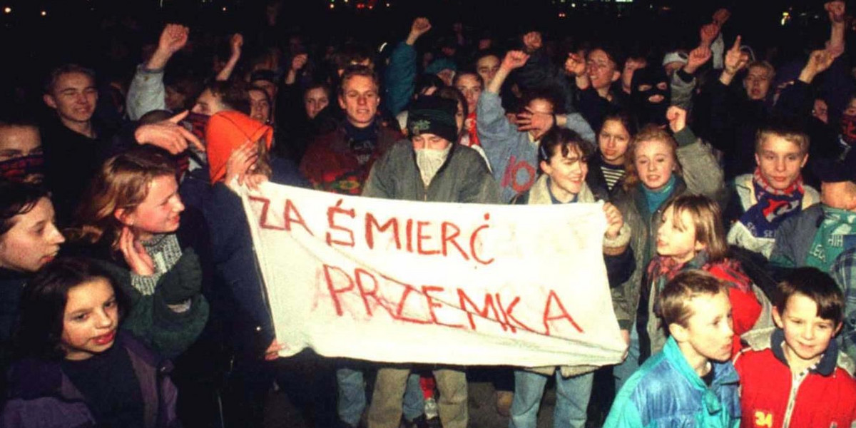 Mija 25. rocznica od zamieszek na ulicach Słupska po śmierci Przemka Czai