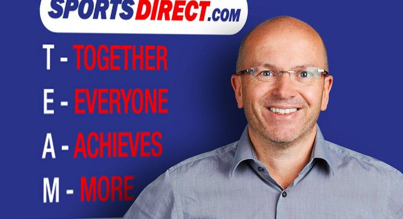 Former Sports Direct CEO Dave Forsey.