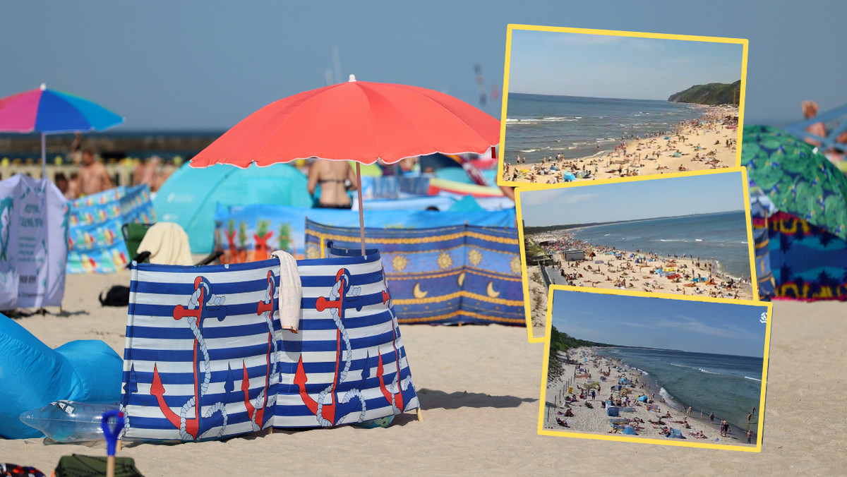 Polskie plaże w majówkę jak latem. Niespodziewane widoki w kilku kurortach
