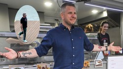 Filip Chajzer otwiera kolejną budkę z kebabami. Celebryta sam wszystkiego doglądał [FOTO]