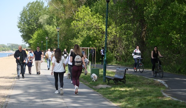Ada Ciganlija, lepo vreme