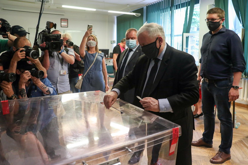 Jarosław Kaczyński głosował na warszawskim Żoliborzu