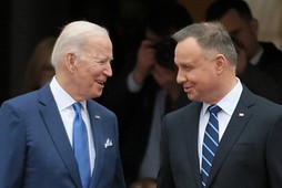 Joe Biden i Andrzej Duda