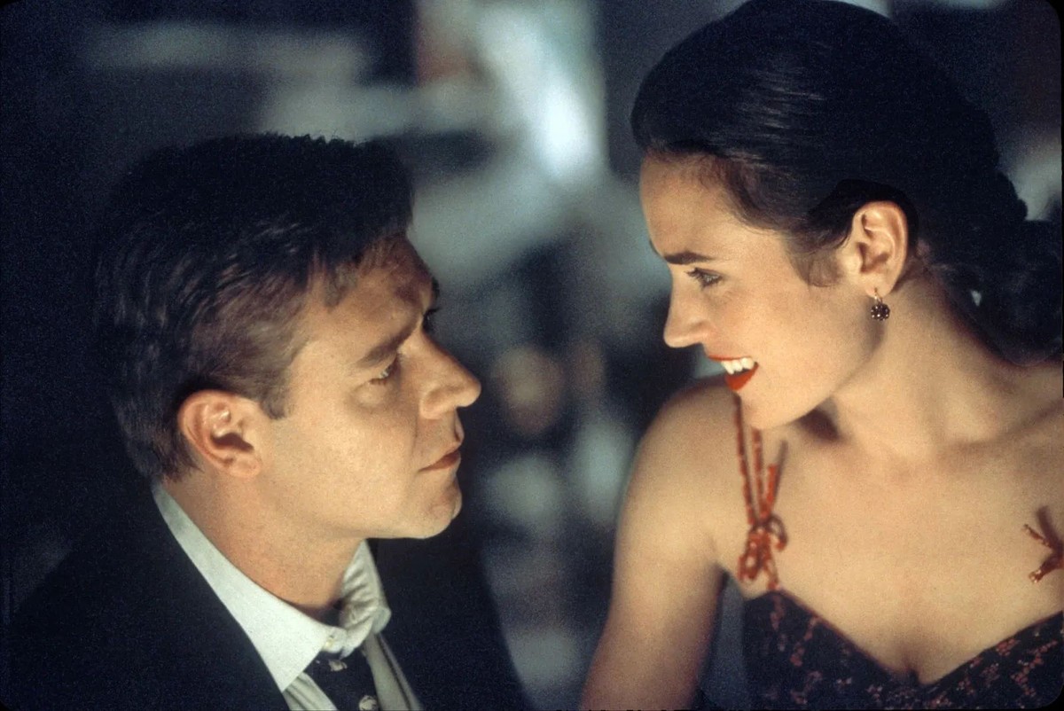Russell Crowe i Jennifer Connelly w filmie "Piękny umysł"