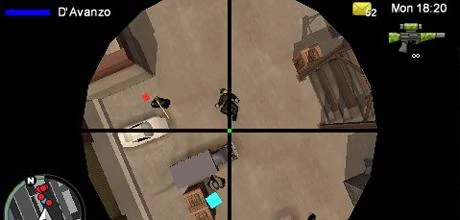 Screen z  gry "GTA: Chinatown Wars" (PSP)