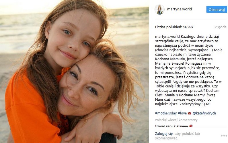 Martyna Wojciechowska z córką