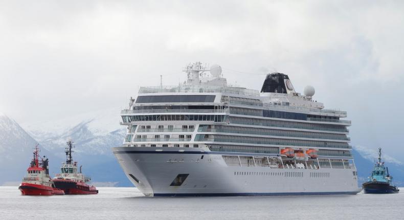 The Viking Sky, carrying 1,373 passengers and crew, sent out a mayday call on Saturday after it lost power in stormy seas