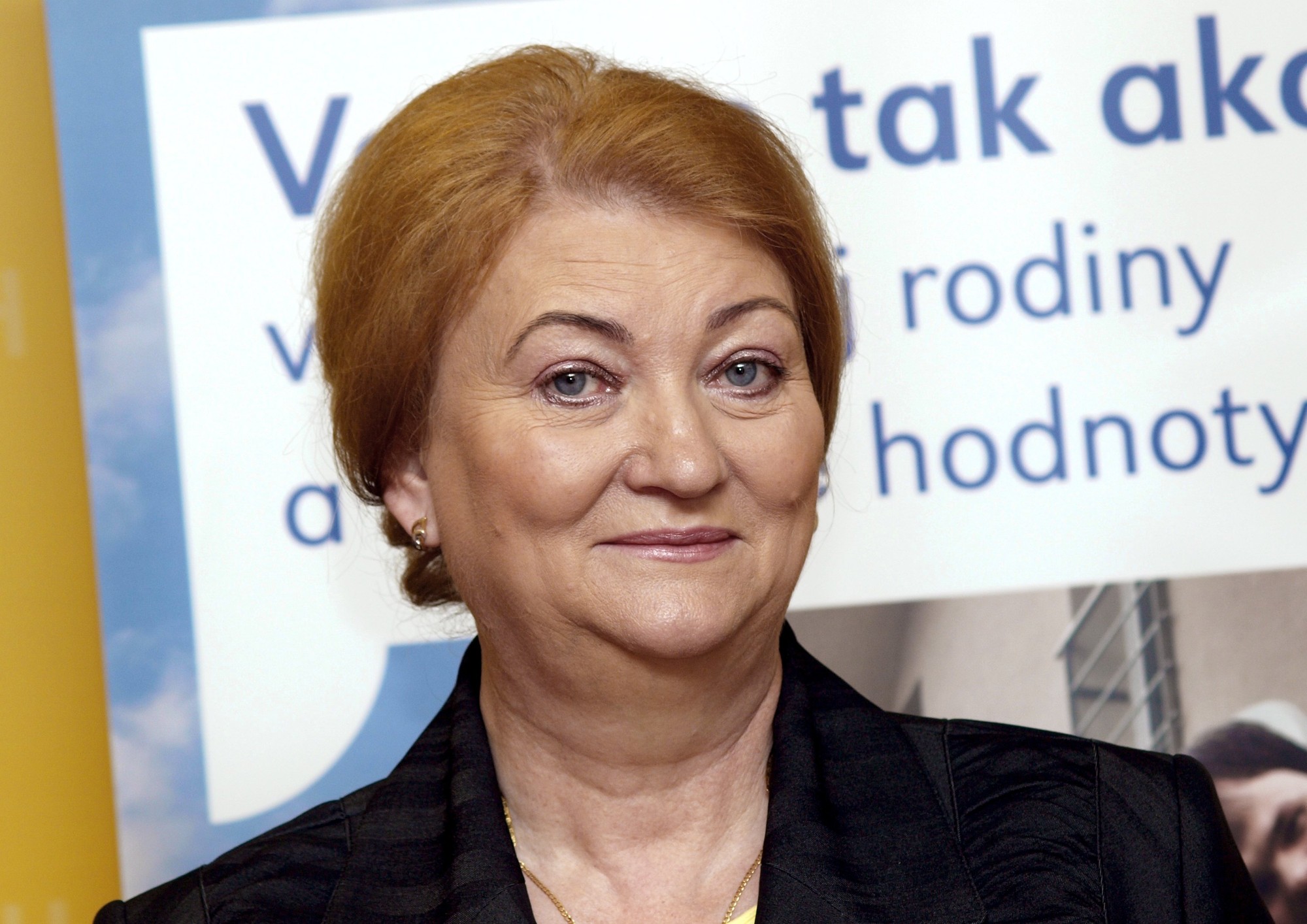 Poslankyňa NR SR Anna Záborská.