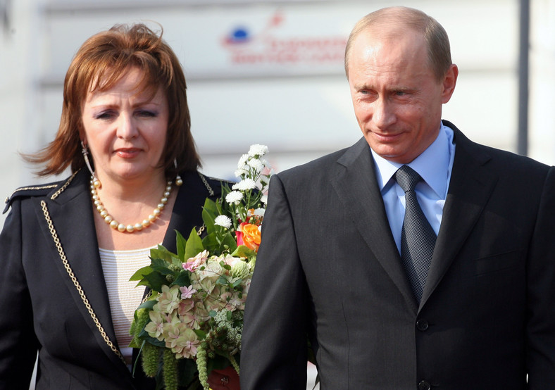 Władimir Putin z żoną Ludmiłą (2005 r.)