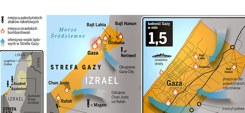 Ofensywa lądowa w Gazie