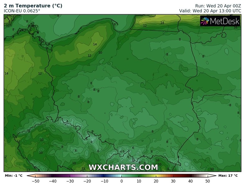 Temperatura będzie niska