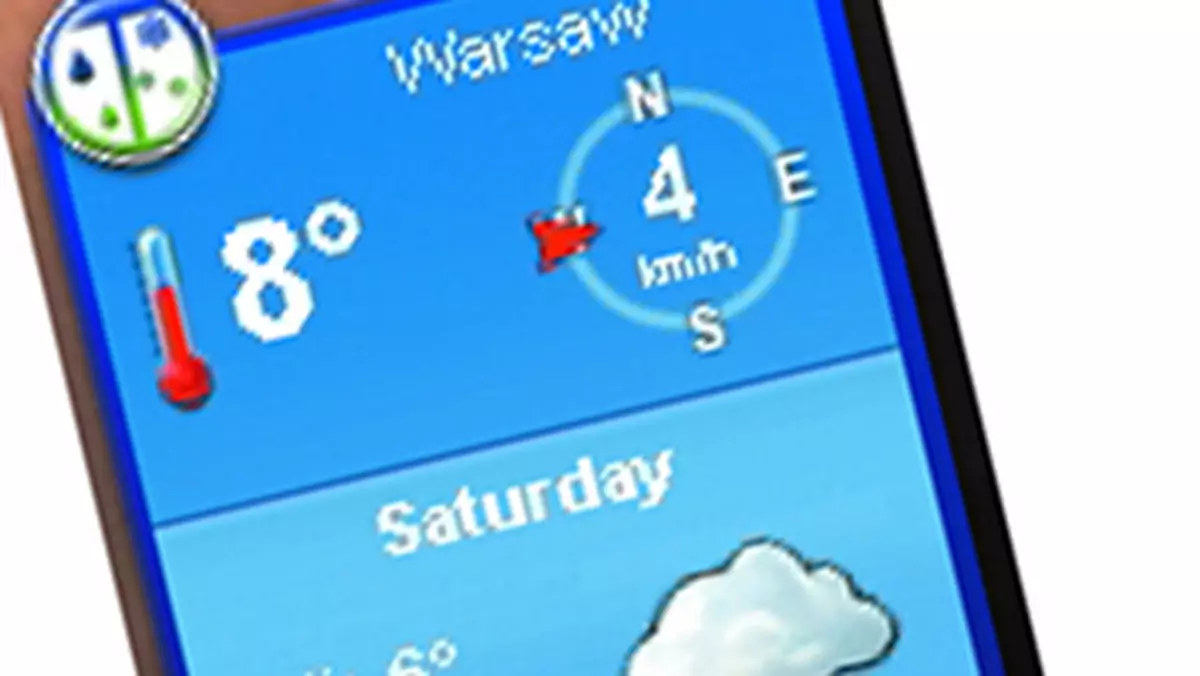 Windows Vista: prognoza pogody na pasku bocznym