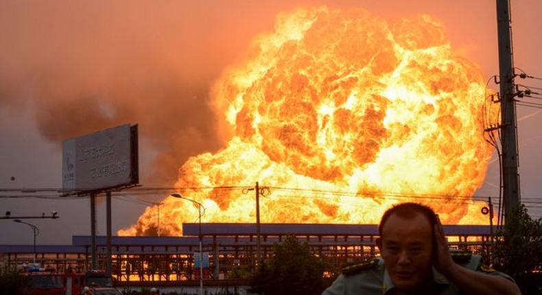 Huge explosion rocks Tianjin in northern China