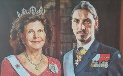 Zlatan Ibrahimovic szokuje Szwecję kreując się na jej króla