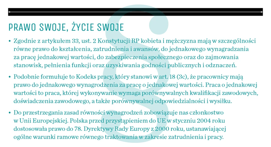 Luka płacowa. Prawo swoje, życie swoje