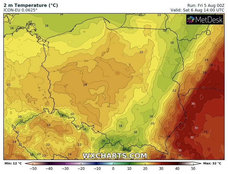 Temperatura wyraźnie spadnie